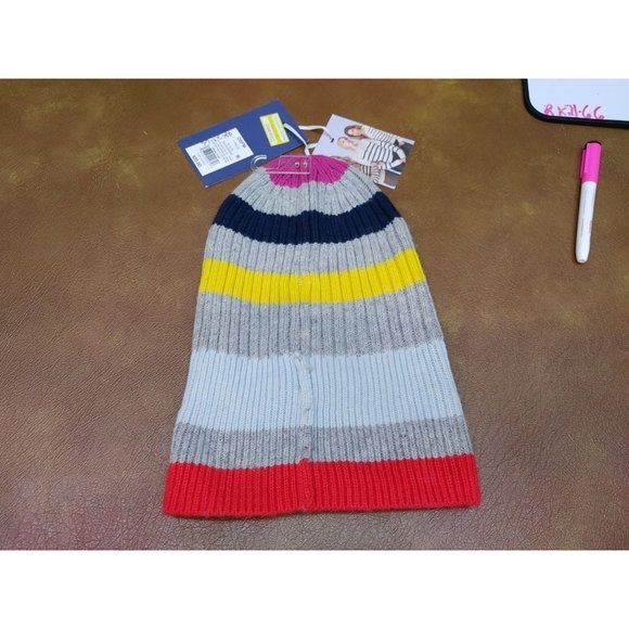 Striped Beanie - La Ligne x Target Gray/Purple/Navy One Size - Picture 3 of 5